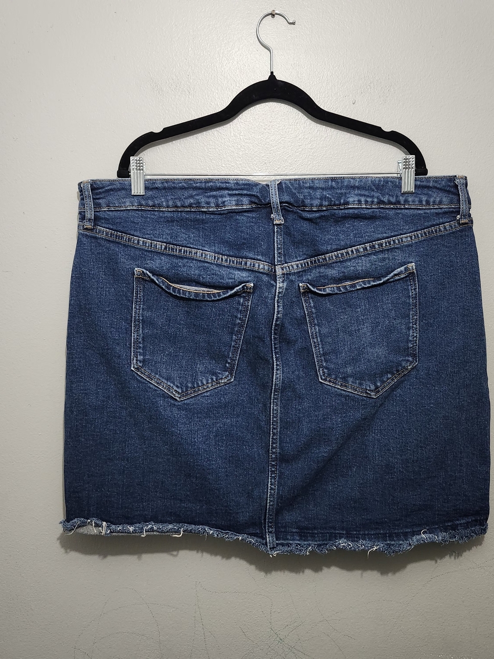 Old Navy Dark Blue Denim Mini Skirt Size 20 - Picture 6 of 9